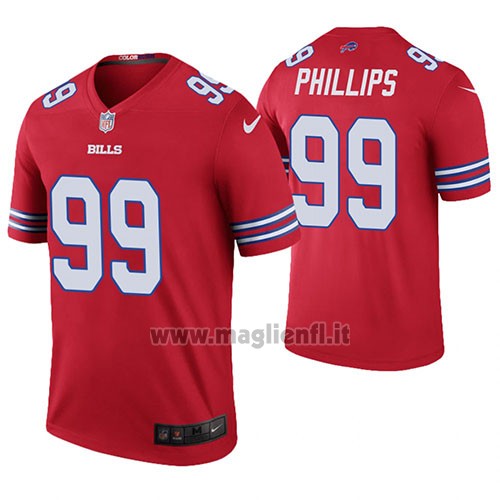 Maglia NFL Legend Buffalo Bills Harrison Phillips Rosso Color Rush